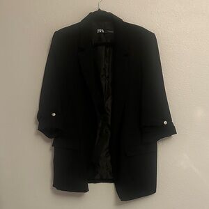 Zara Women's Elegant Black Blazer